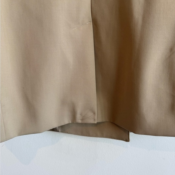 NWOT Banana Republic Wool Vasto Relaxed Italian Wool Tan Blazer Jacket Size 2 - Picture 8 of 8